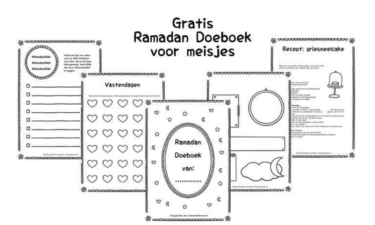 Gratis Ramadan Doeboek voor Meisjes