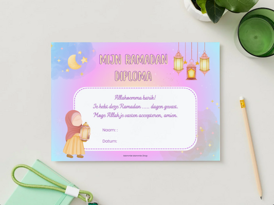 Ramadan diploma meisjes