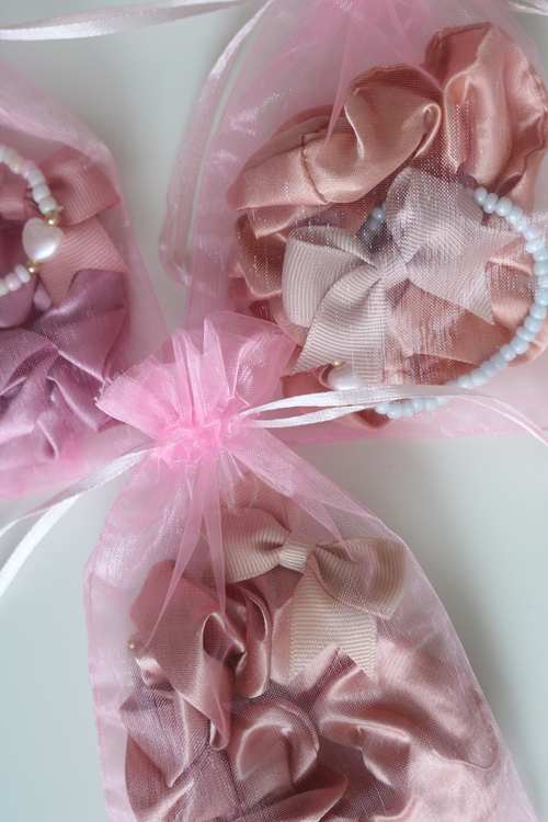 Roze eid beauty zakjes voor meiden