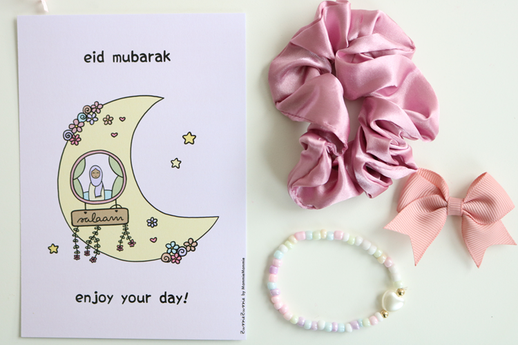 Roze eid beauty zakjes voor meiden