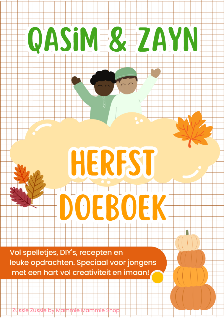 herfst activiteitenboek jongens islam