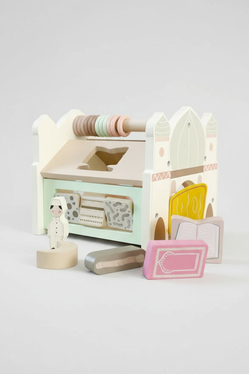 houten blokken moslim islam speelgoed