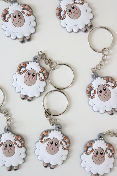 Schaapjes sleutelhanger