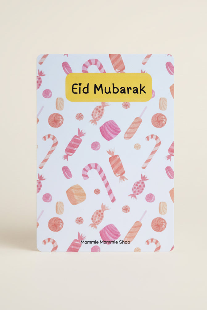 vrolijke kaart suikerfeest voor kinderen