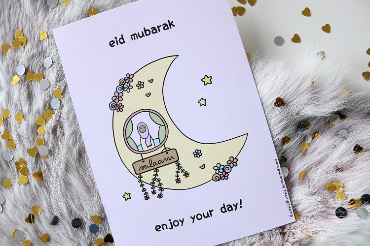 Eid kaart meisjes