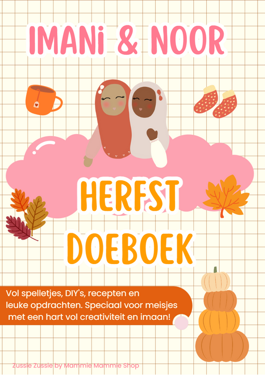 islamitische herfst activiteitenboek voor meiden 