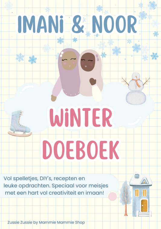 islamitisch werkboek winter voor kinderen