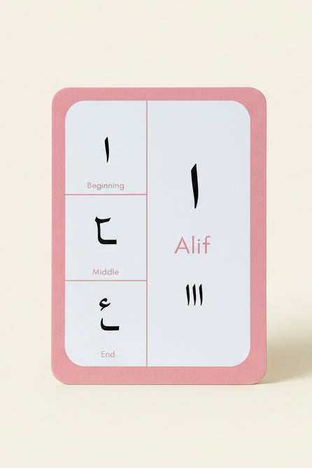 Kaartjes Arabisch alfabet kopen