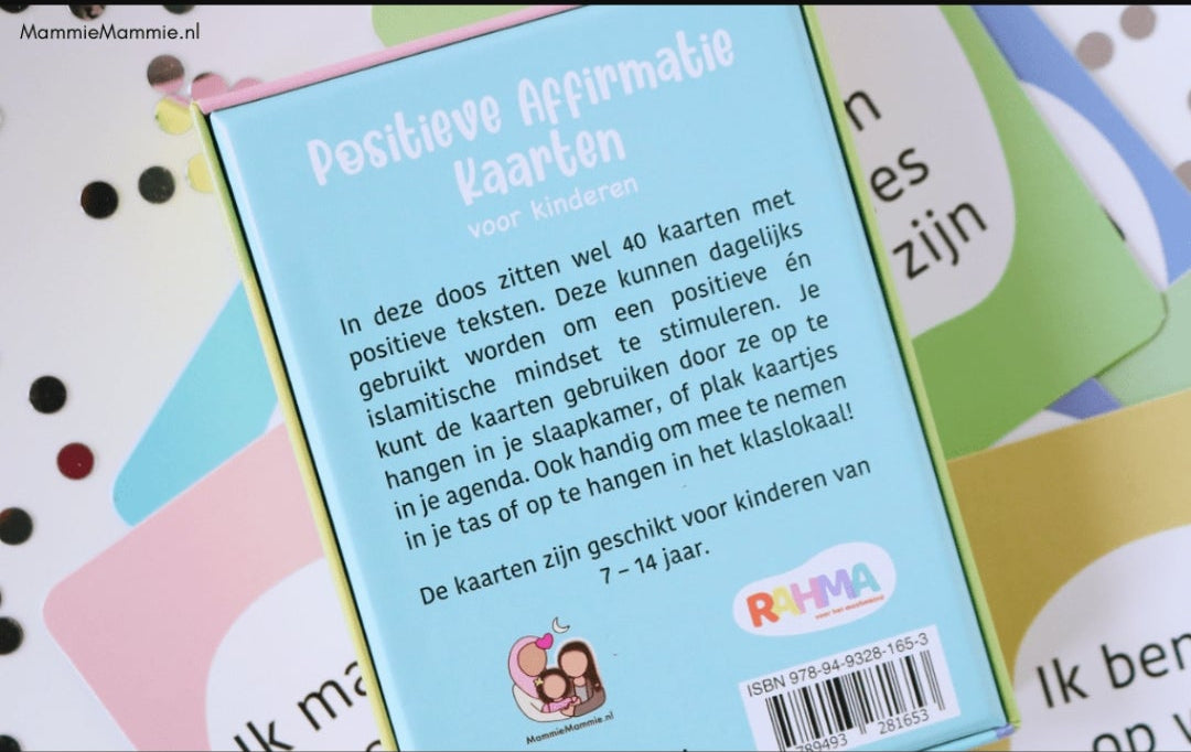 Positieve affirmatiekaarten kopen voor islamitische kinderen