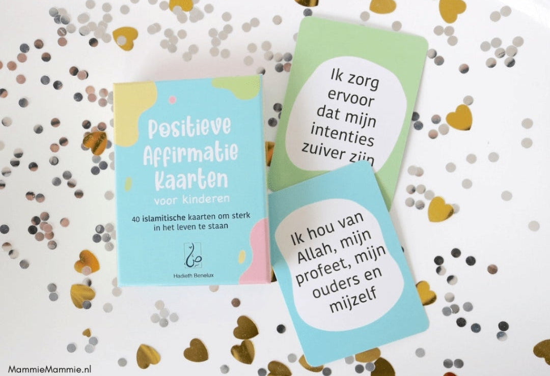 Positiviteitskaarten voor moslim kinderen 