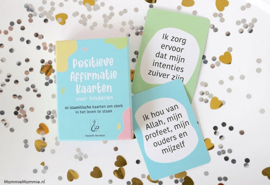 Positiviteitskaarten voor moslim kinderen 