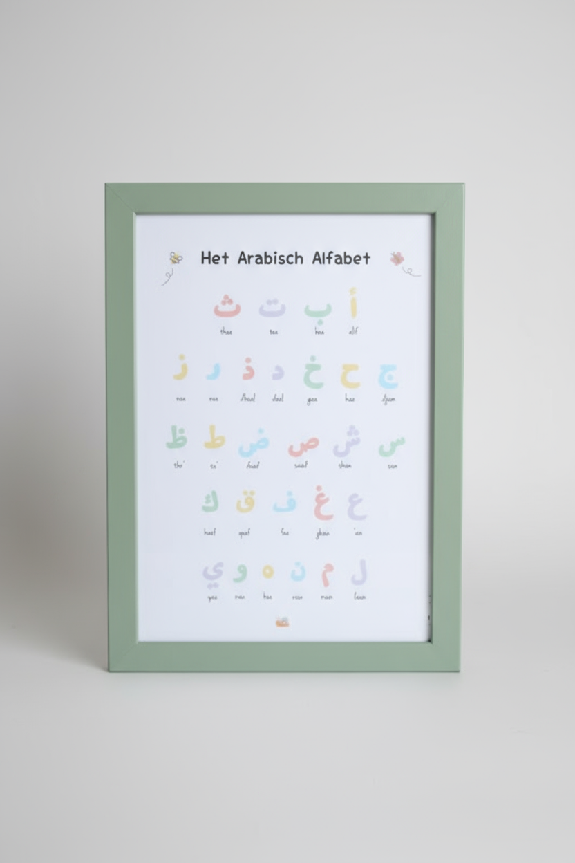 poster arabisch alfabet