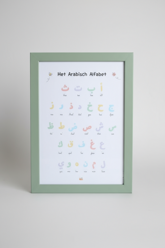 poster arabisch alfabet