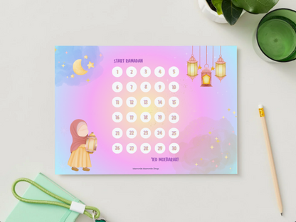 Ramadan tracker meisjes