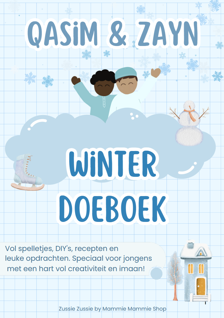 Winter werkboek voor islamitische jongens