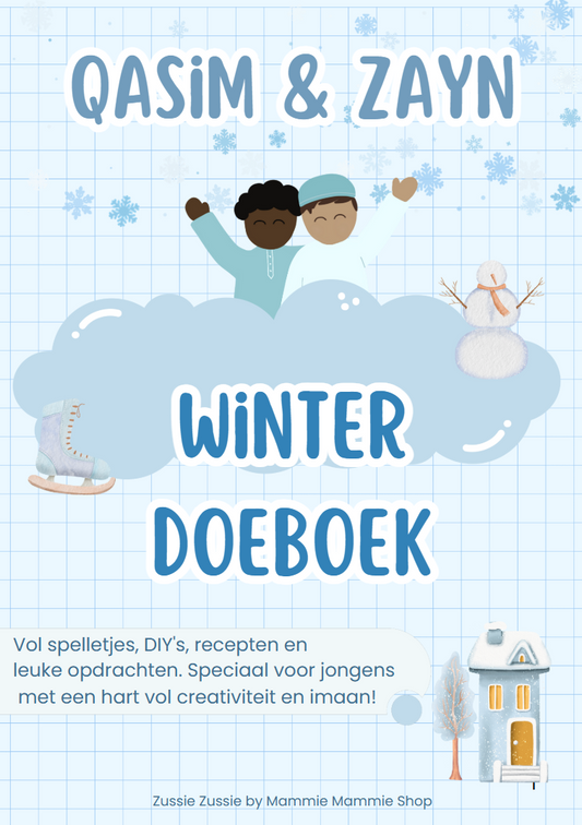Winter werkboek voor islamitische jongens