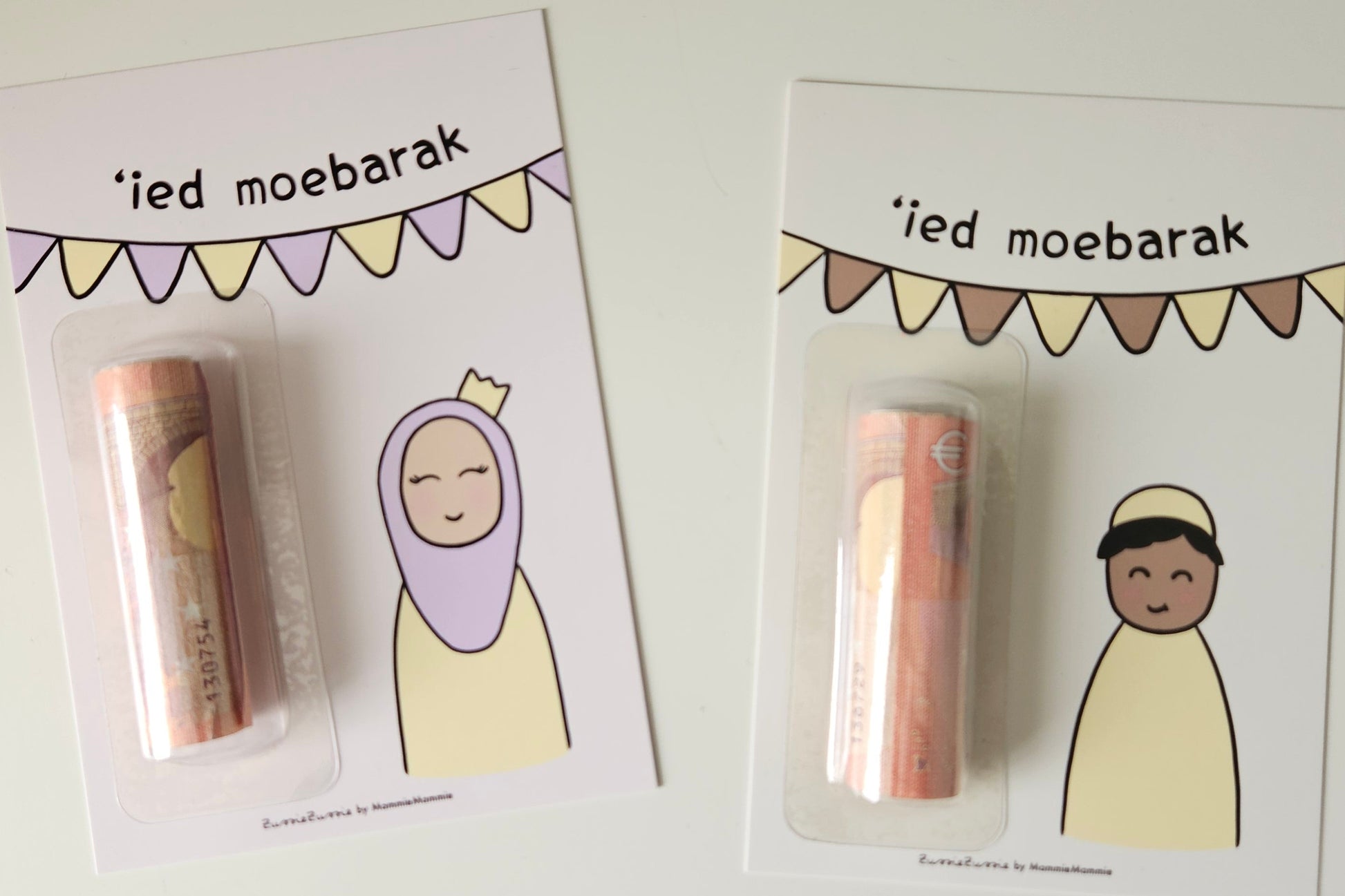 Eid mubarak geld kaart