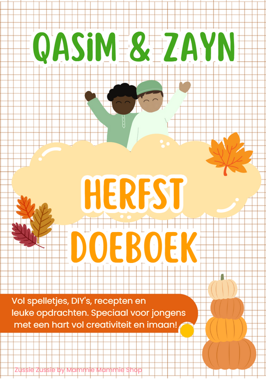 herfst activiteitenboek jongens islam