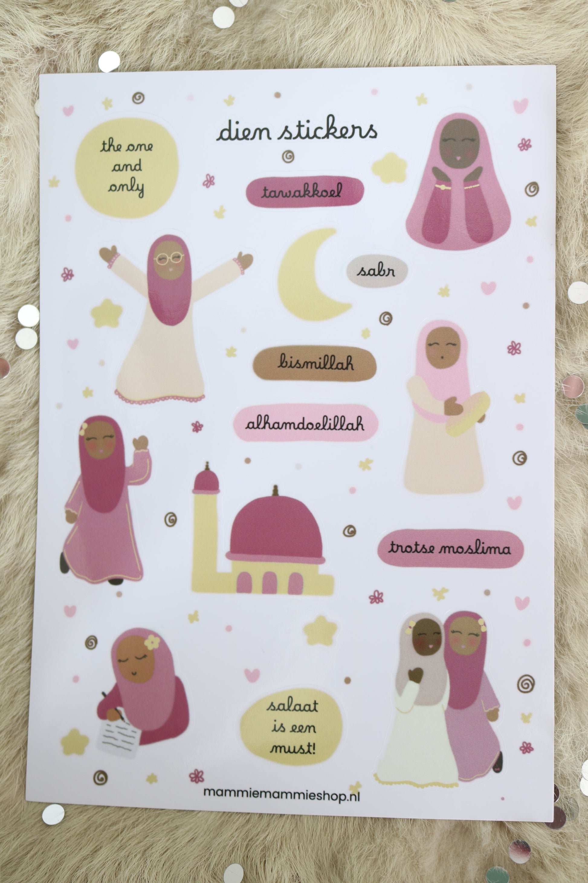 islamitische stickers meisjes