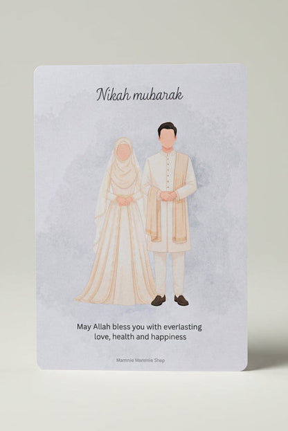 nikah mubarak wenskaart