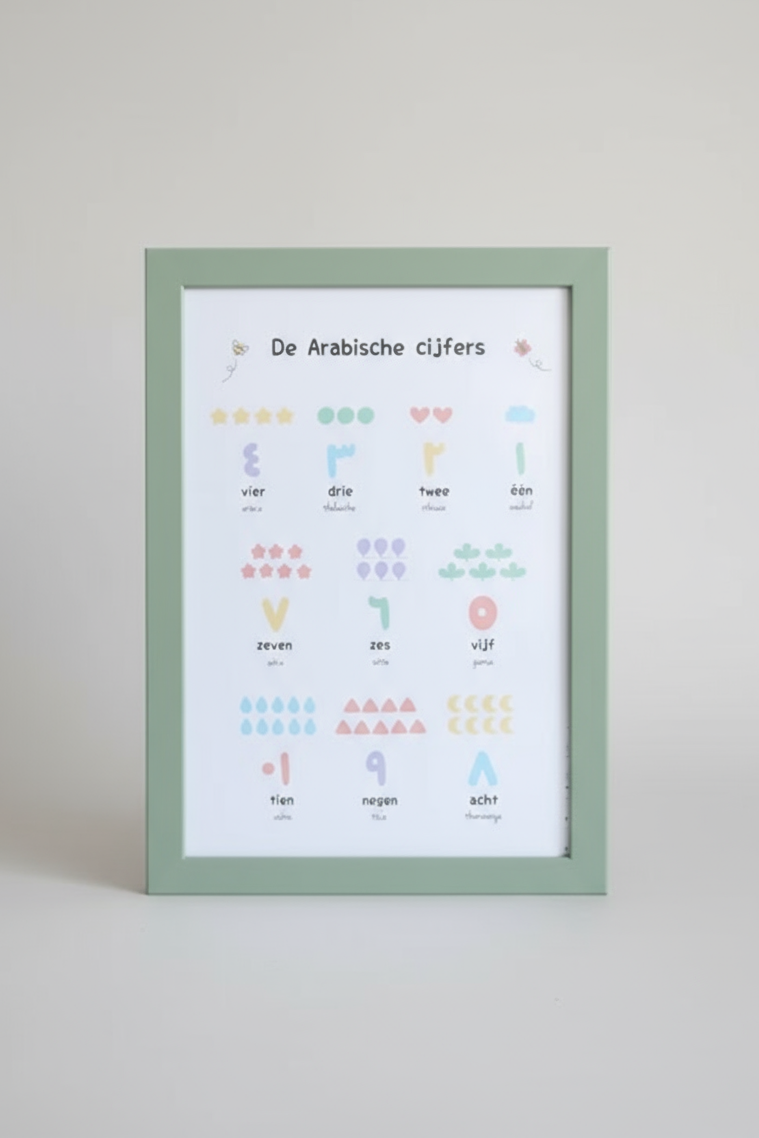 poster arabische cijfers