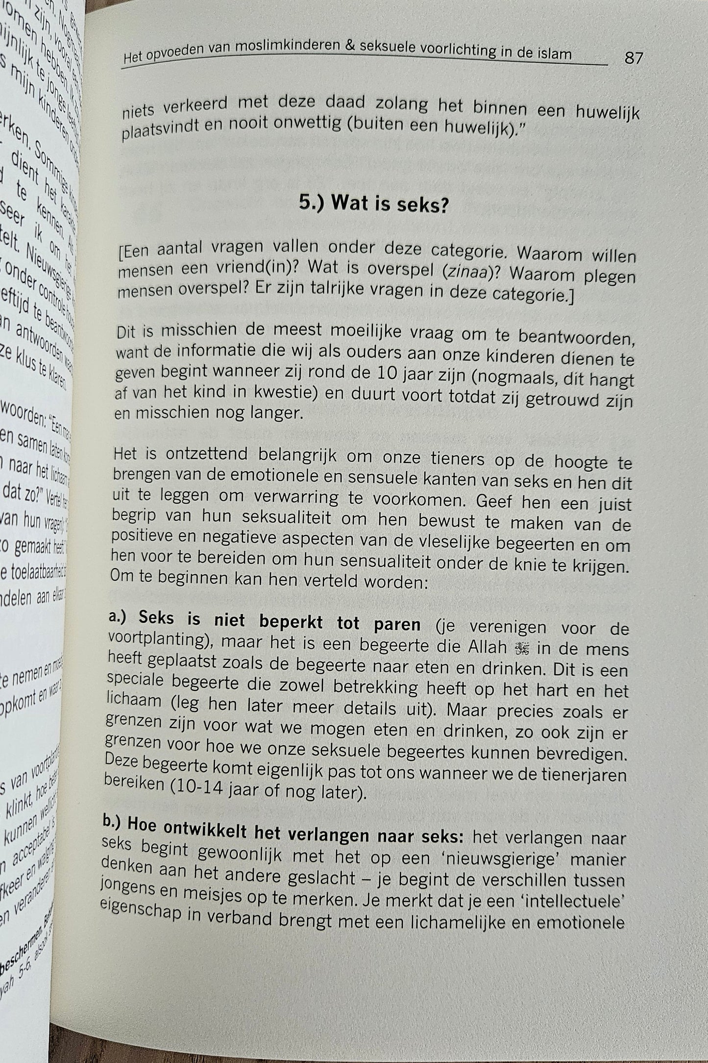 Opvoedboek: opvoeding & seksuele voorlichting in de islam