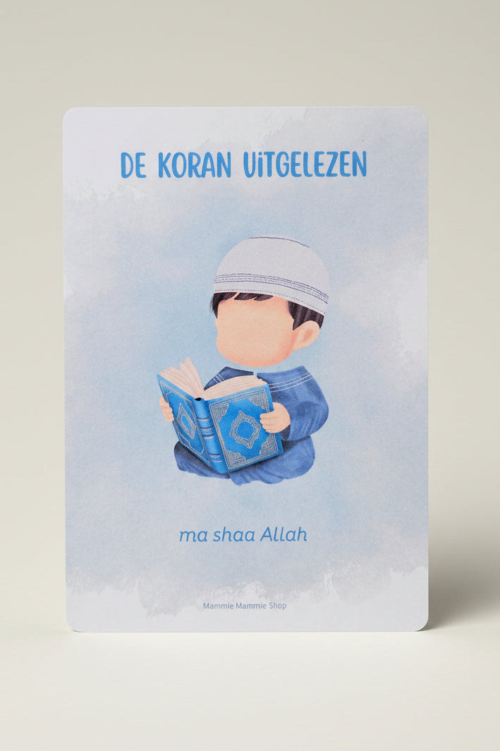 wenskaart koran uitgelezen